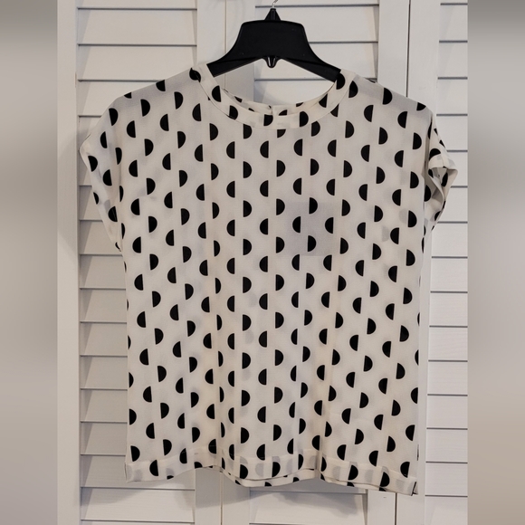 Cynthia Rowley short sleeve top - Picture 1 of 4